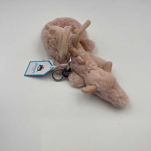 Jellycat Accessories - BNWT Jellycat rose dragon bag charm Keyring Little Soft Plush Toy